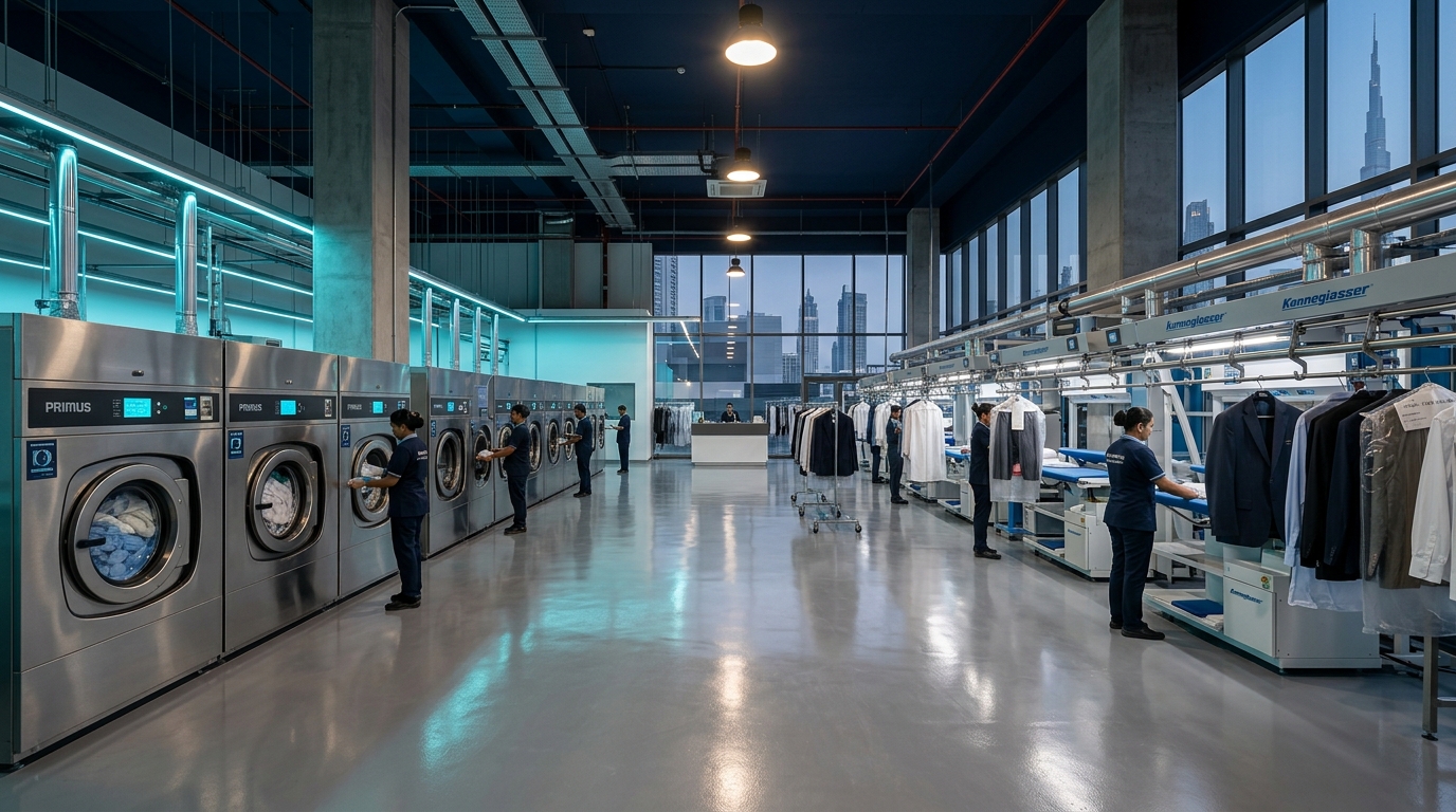 Dubai Quality Standard Commercial Laundry Facility